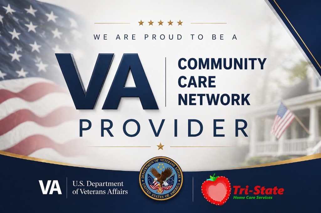 Tri-State Home Care Services is a proud VA Community Care Network provider serving U.S. Department of Veterans Affairs beneficiaries.